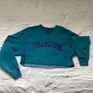 Champion crop crew neck